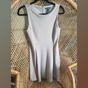 Ralph Lauren Petite Beidge/Tan Dress - Med Petite